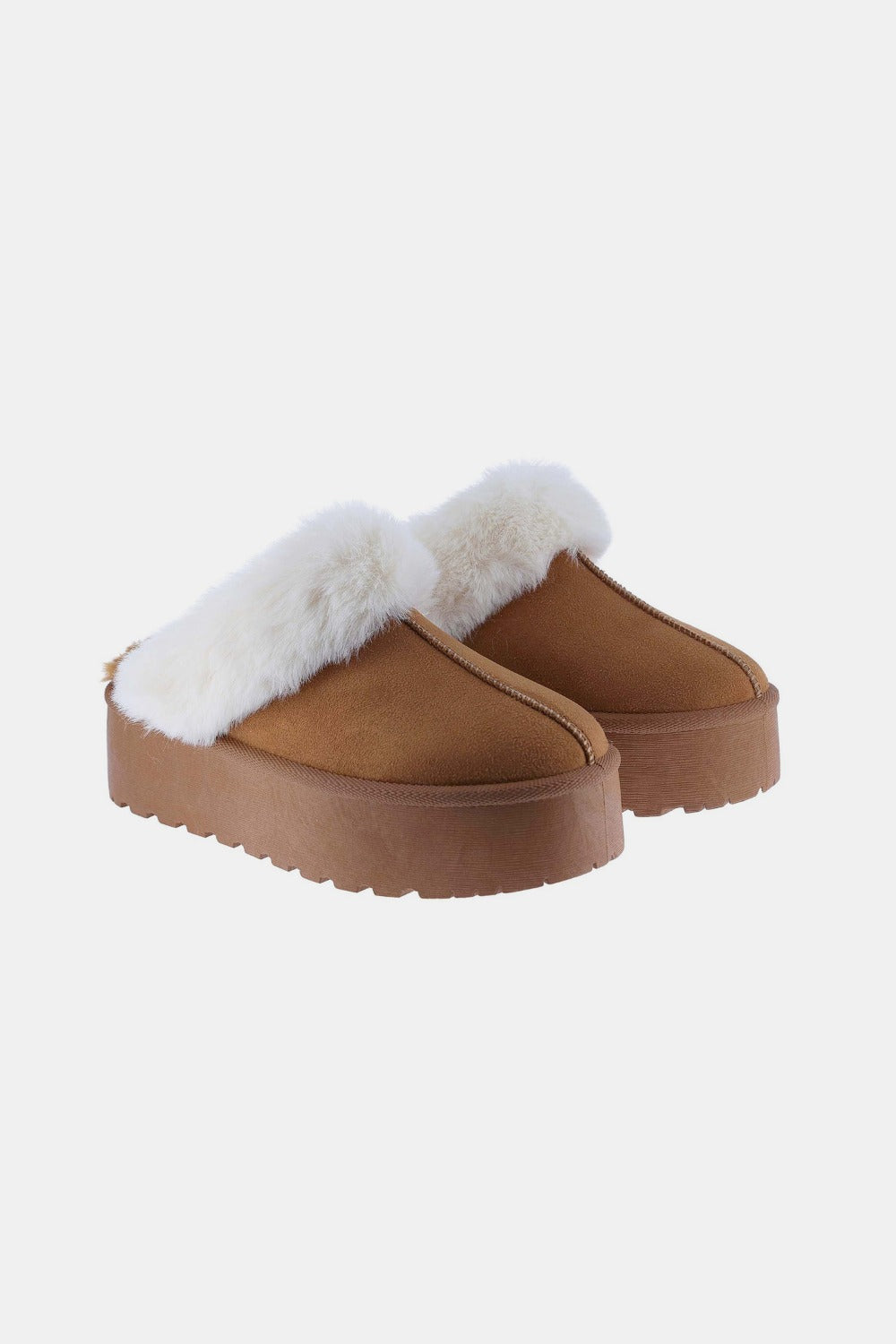 Fur Trim Platform Slides