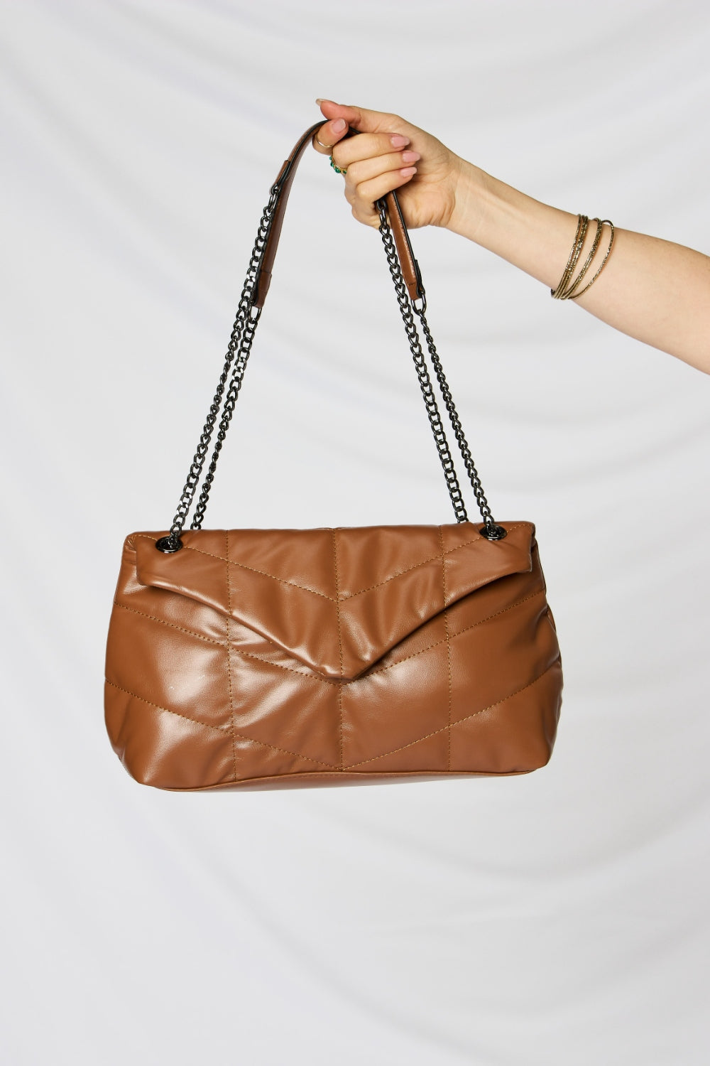 Leather Chain Handbag