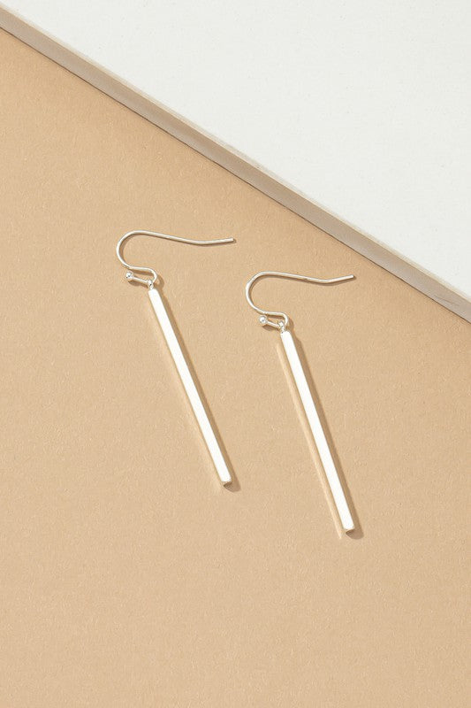 Minimalist Match Stick Earrings