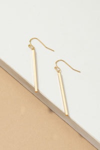 Minimalist Match Stick Earrings