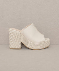 Melissa - Espadrille Platform Slide