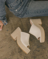 Melissa - Espadrille Platform Slide