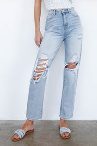 MID-RISE LOOSE FIT JEANS