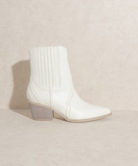 Dawn - Paneled Western Bootie