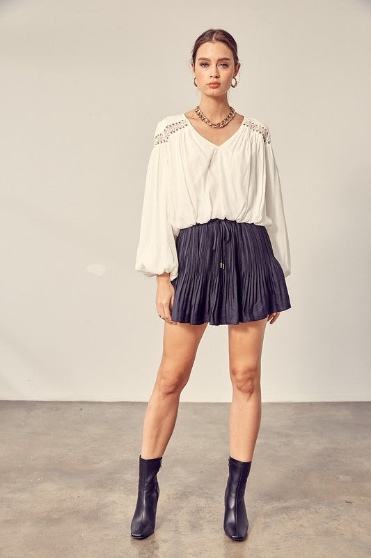 Vera Pleated Skort