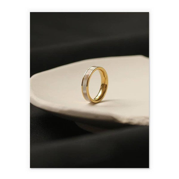 White Shell Ring