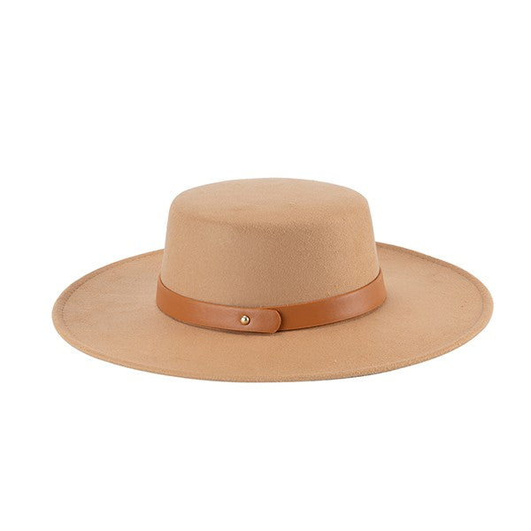 Classic Leather Band Fedora