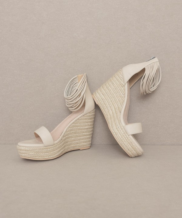 Rosalie - Layered Ankle Wedge