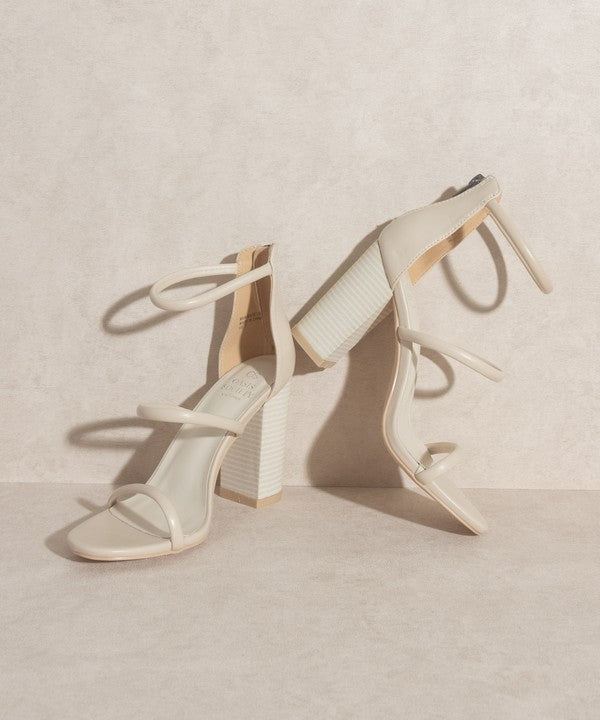 Taylor - Minimalist Strappy Heel