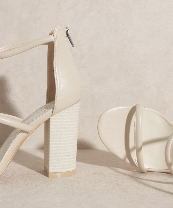 Taylor - Minimalist Strappy Heel