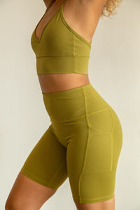 Legacy High Waist Yoga Short w/ Side Pocket