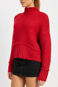 TURTLE NECK BODY SWEATER