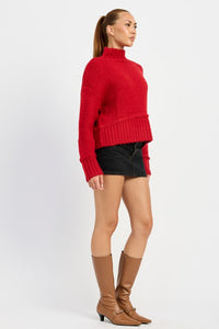 TURTLE NECK BODY SWEATER