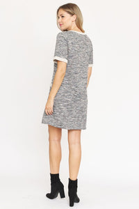 Tweed Shift Dress