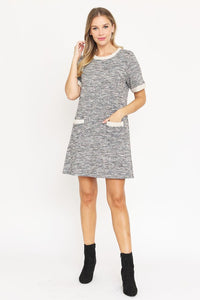 Tweed Shift Dress