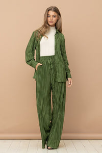 On Call Blouse Pants Set