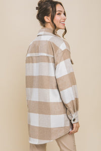 Margot Plaid Pocket Shacket