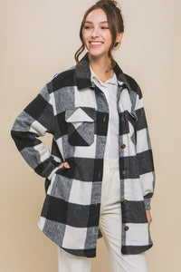 Margot Plaid Pocket Shacket