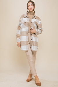 Margot Plaid Pocket Shacket