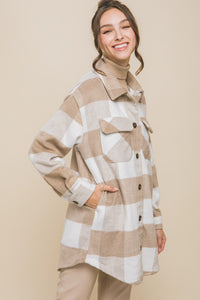 Margot Plaid Pocket Shacket