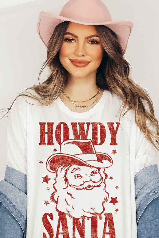 Howdy Santa Graphic Tee