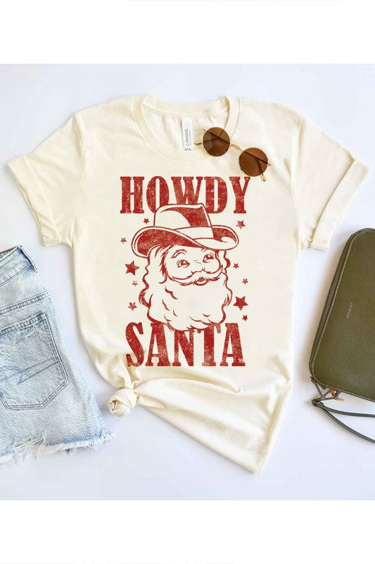 Howdy Santa Graphic Tee