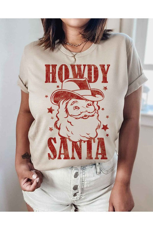 Howdy Santa Graphic Tee