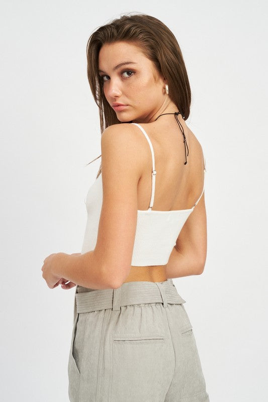 Strayed Spaghetti Strap Tank