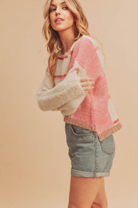 Knit Stripe Pullover Sweater