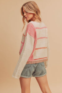 Knit Stripe Pullover Sweater