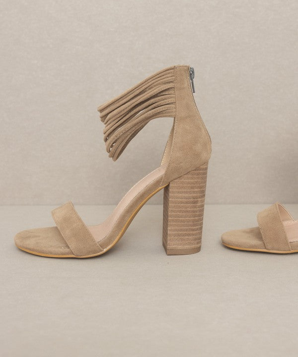 Blake - Strappy Ankle Wrapped Heel