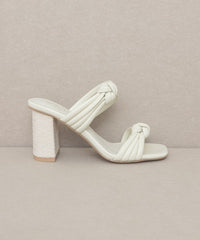 Raquel - Strappy Knot Heel