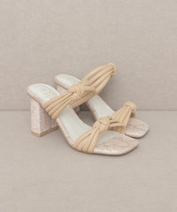 Raquel - Strappy Knot Heel