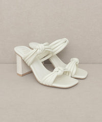 Raquel - Strappy Knot Heel