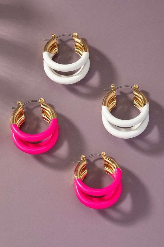 Layered Hoop Earrings