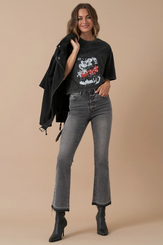 High Rider Crop Boot Cut Denim