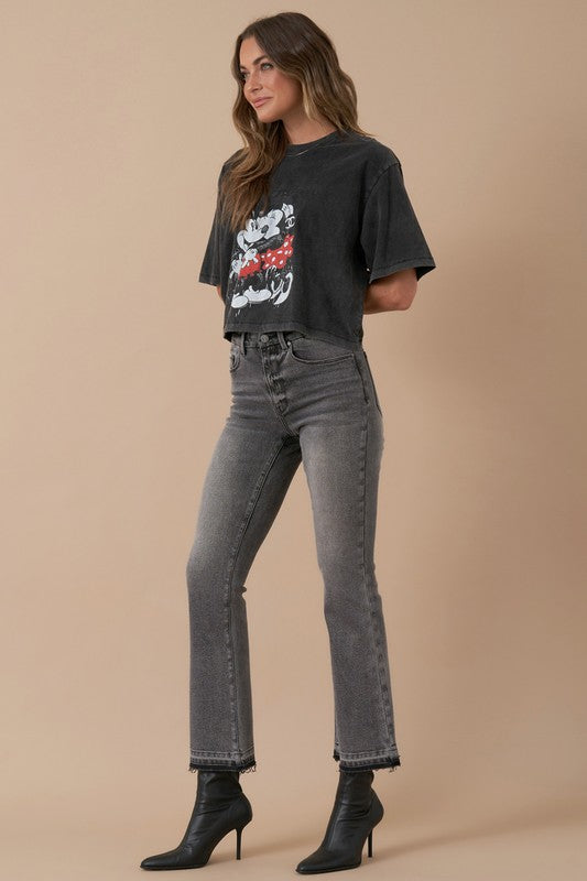 High Rider Crop Boot Cut Denim