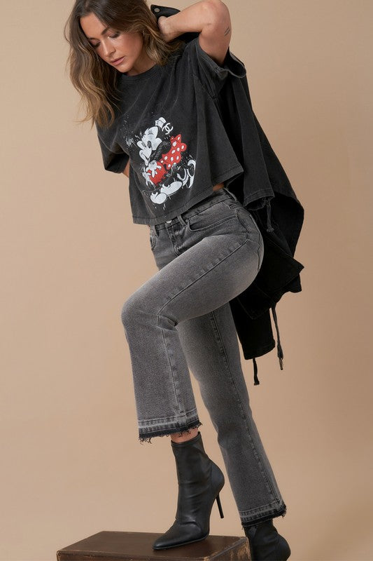 High Rider Crop Boot Cut Denim