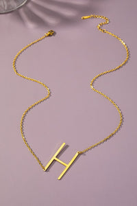 Initial Pendant Necklace