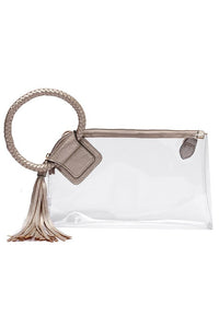 Clear Cuff Handle Clutch