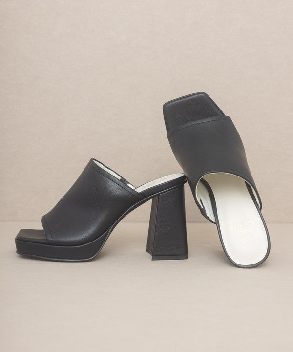 Vivienne - Slip On Platform Heels