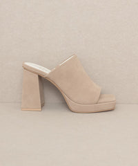 Vivienne - Slip On Platform Heels