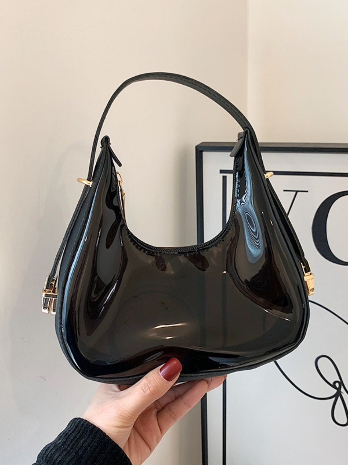 Leather PVC Shoulder Bag