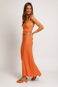 Costa Bella Crochet Midi Dress