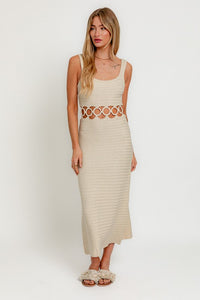 Costa Bella Crochet Midi Dress