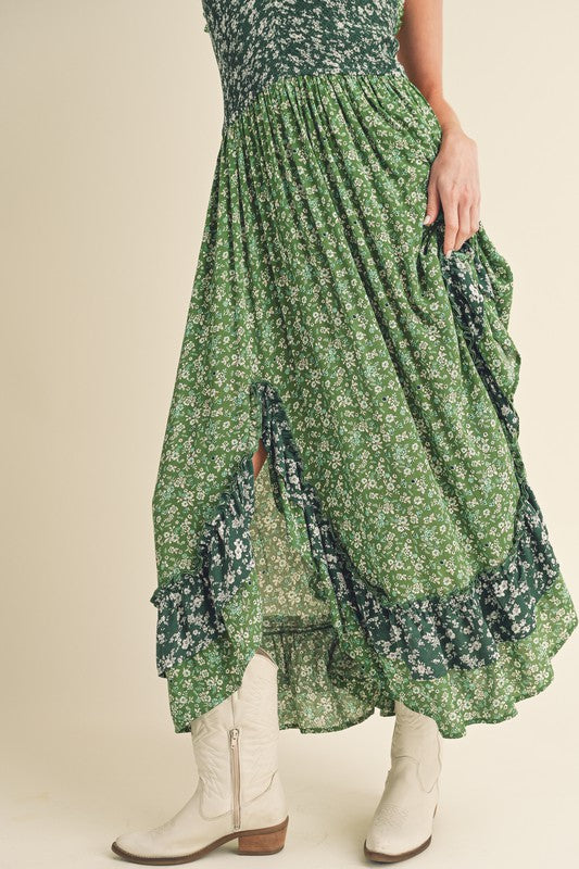 Free Spirit Floral Maxi Dress