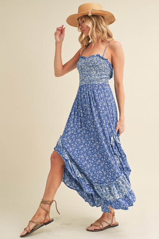 Free Spirit Floral Maxi Dress