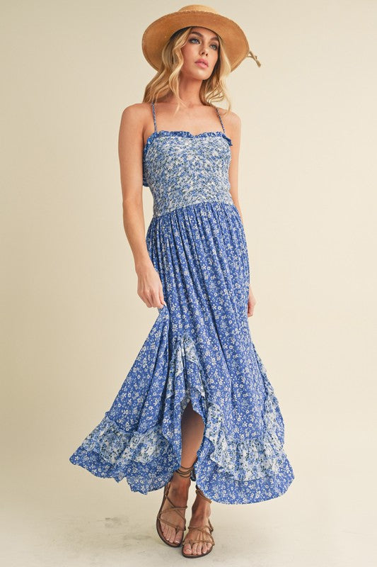 Free Spirit Floral Maxi Dress