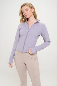 Workout Jacket Long Sleeve Zip-Up