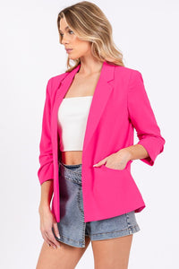 Open-Front Casual Blazer